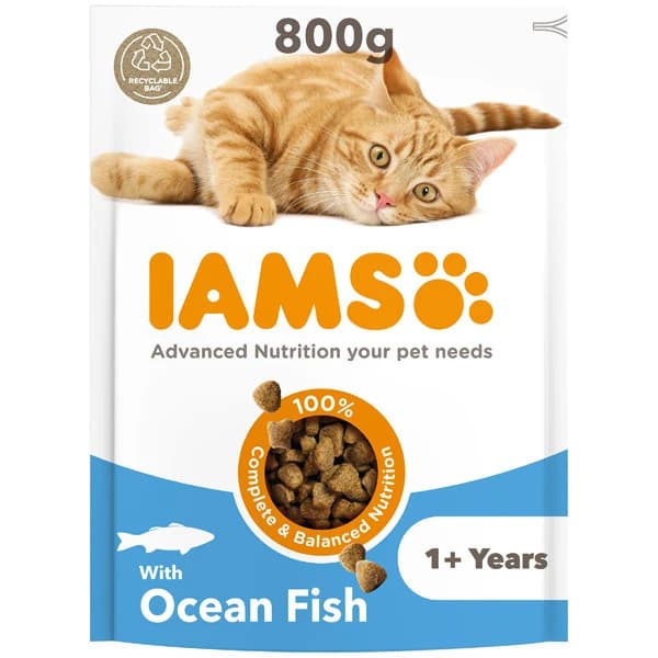 IAMS Vitality Cat Adult Ocean Fish 10kg Image 1