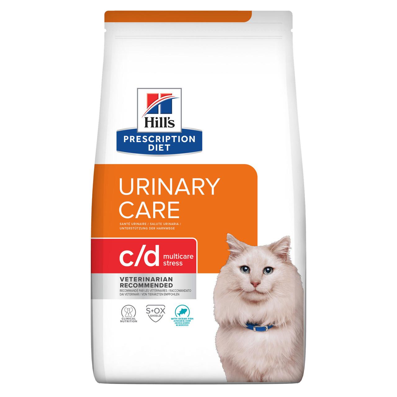 Hill's Prescription Diet c/d Multicare Stress Urinary Care Dry Cat Food 3kg Image 1