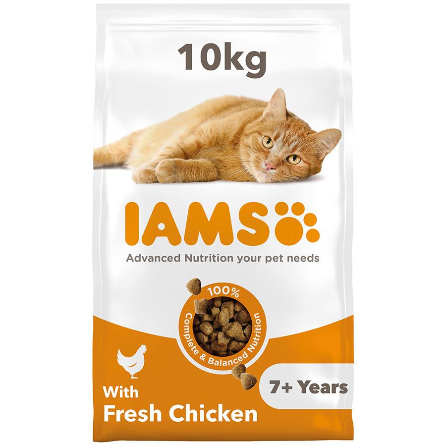 IAMS Vitality Cat Senior Chicken 10kg Image 1