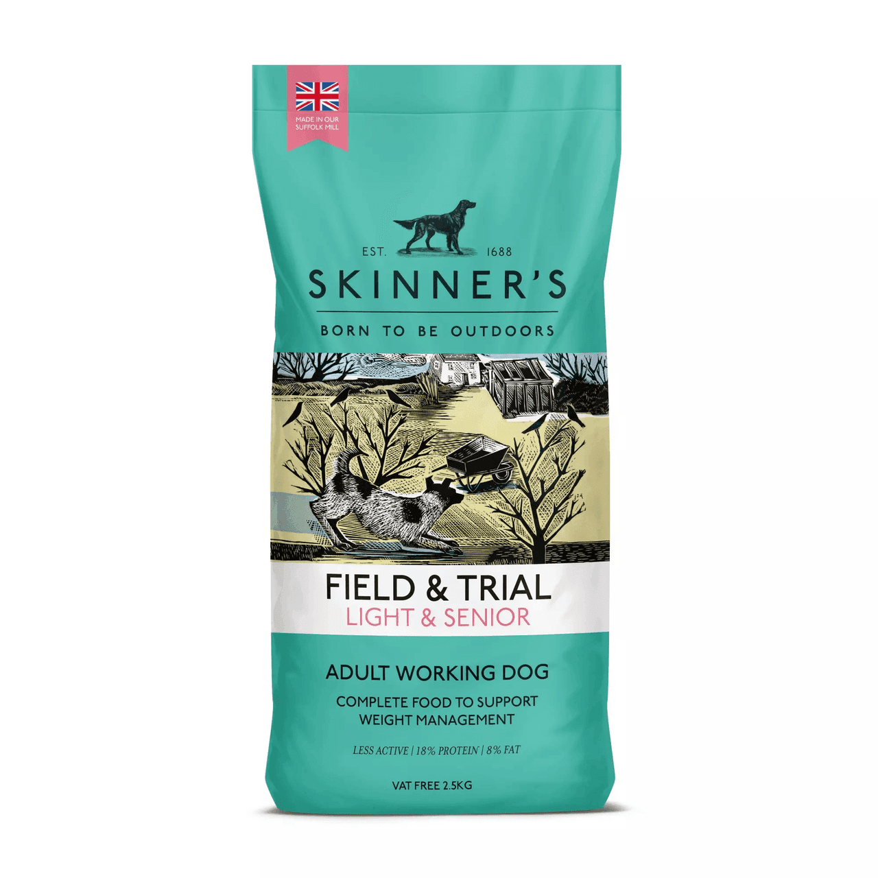 Skinners Field & Trial Light and Senior Dog Food 2.5kg Image 1