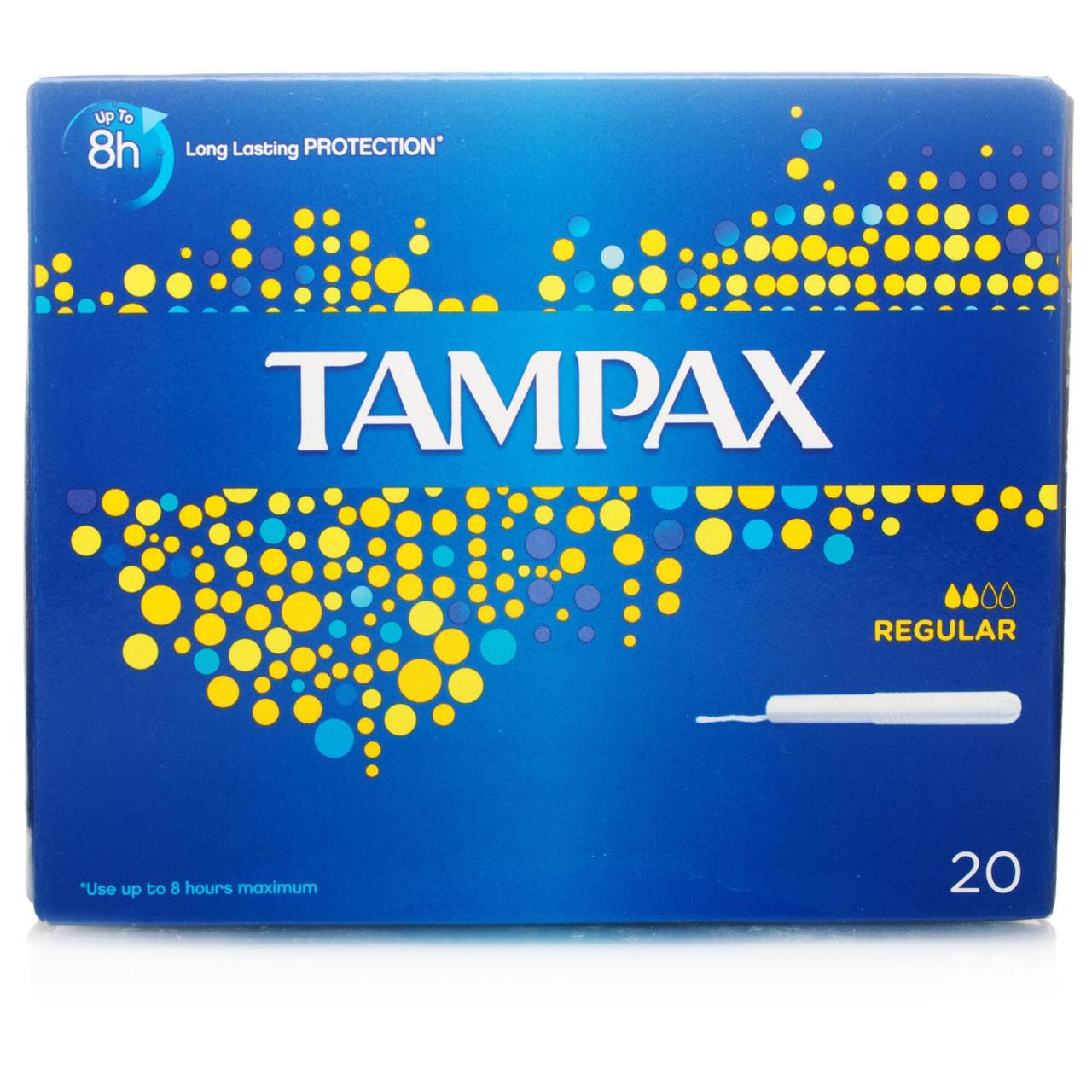 Tampax Regular Tampons 20 Pack Image 1