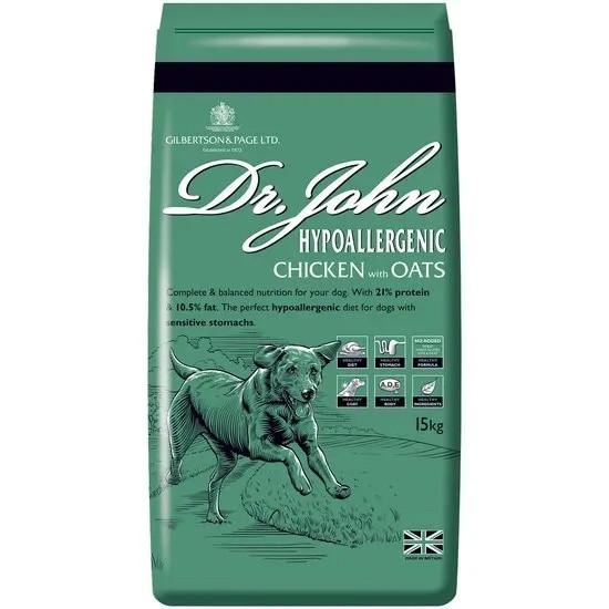 Dr John Hypoallergenic Chicken & Oats 12.5kg Image 1