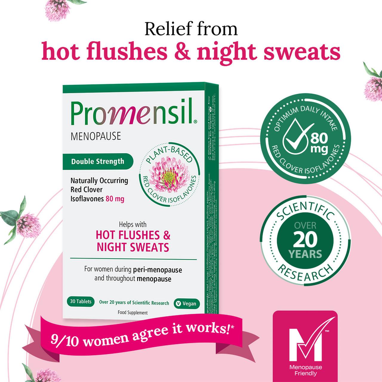 Promensil Double Strength 30 Tablets Image https://cdn11.bigcommerce.com/s-g585yu857h/images/stencil/1280w/products/1682/2515/Promensil-Double-Strength-Starter__56772__12300.1781188960.jpg1
