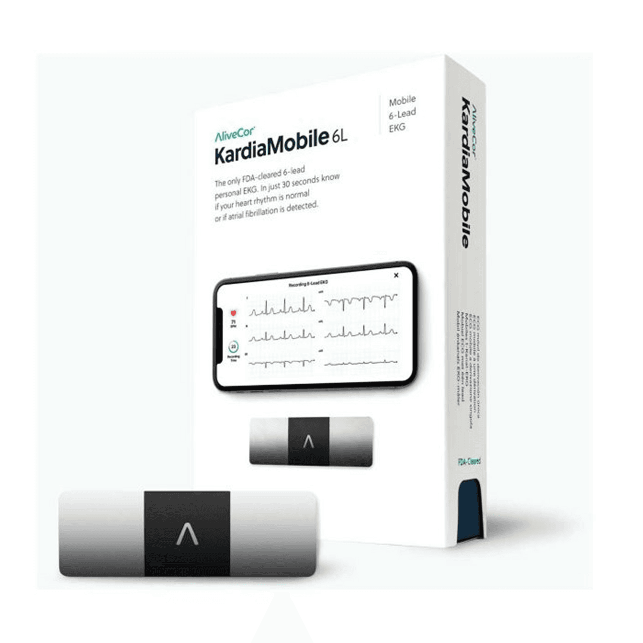 Alivecor KardiaMobile Six Lead ECG Heart Monitor Image 1