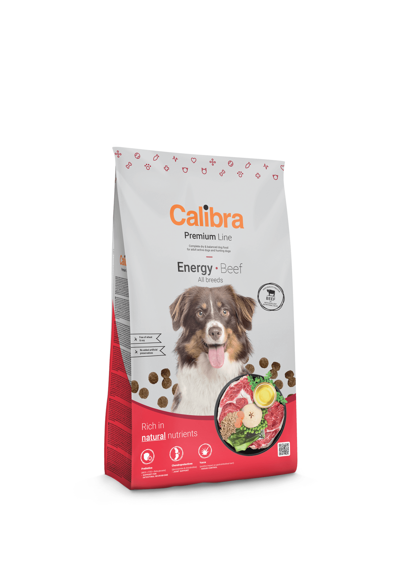 Calibra Dog Premium Line Energy Beef Dry Food Image 1