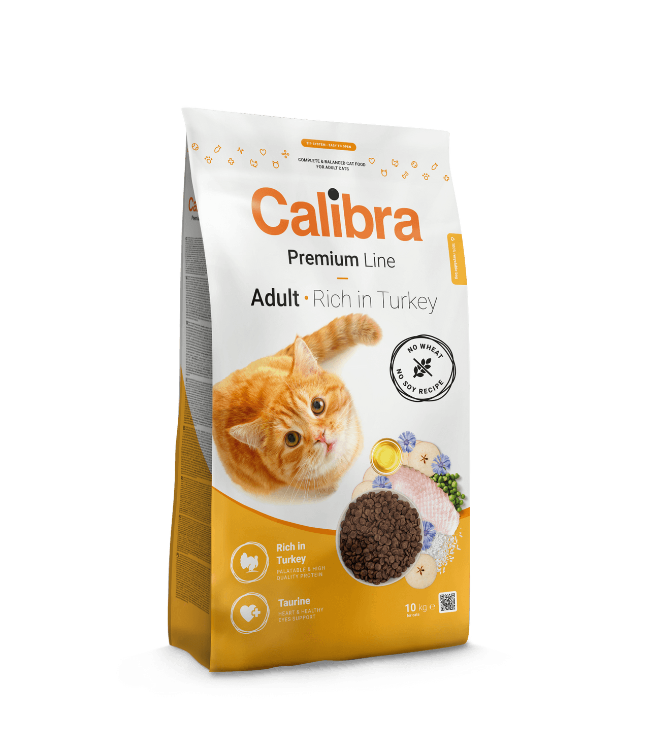Calibra Cat Premium Line Adult Turkey Dry Food Image 1