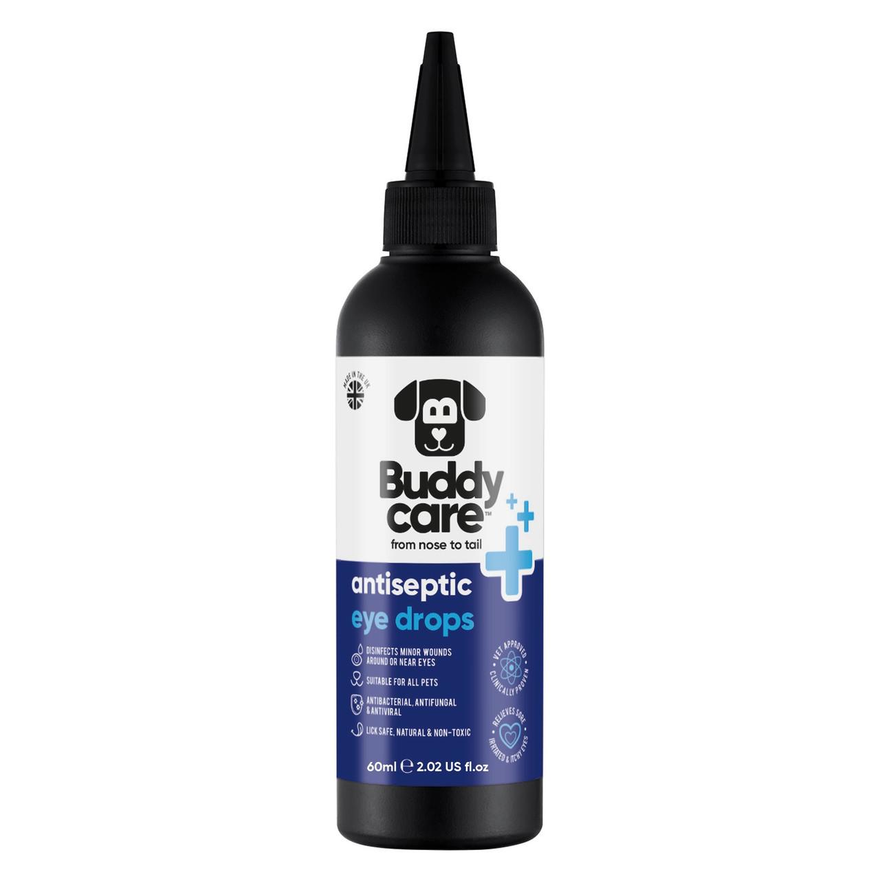 Buddycare Pet Antiseptic Eye Drops - 60ml Image 1