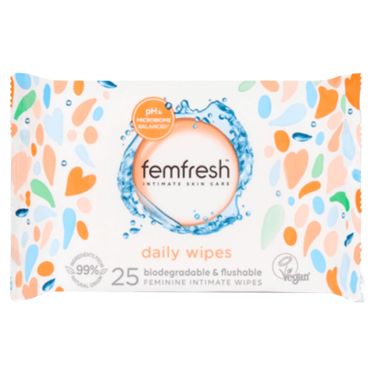 Femfresh Freshening & Soothing Cloths 25 Wipes Image 1