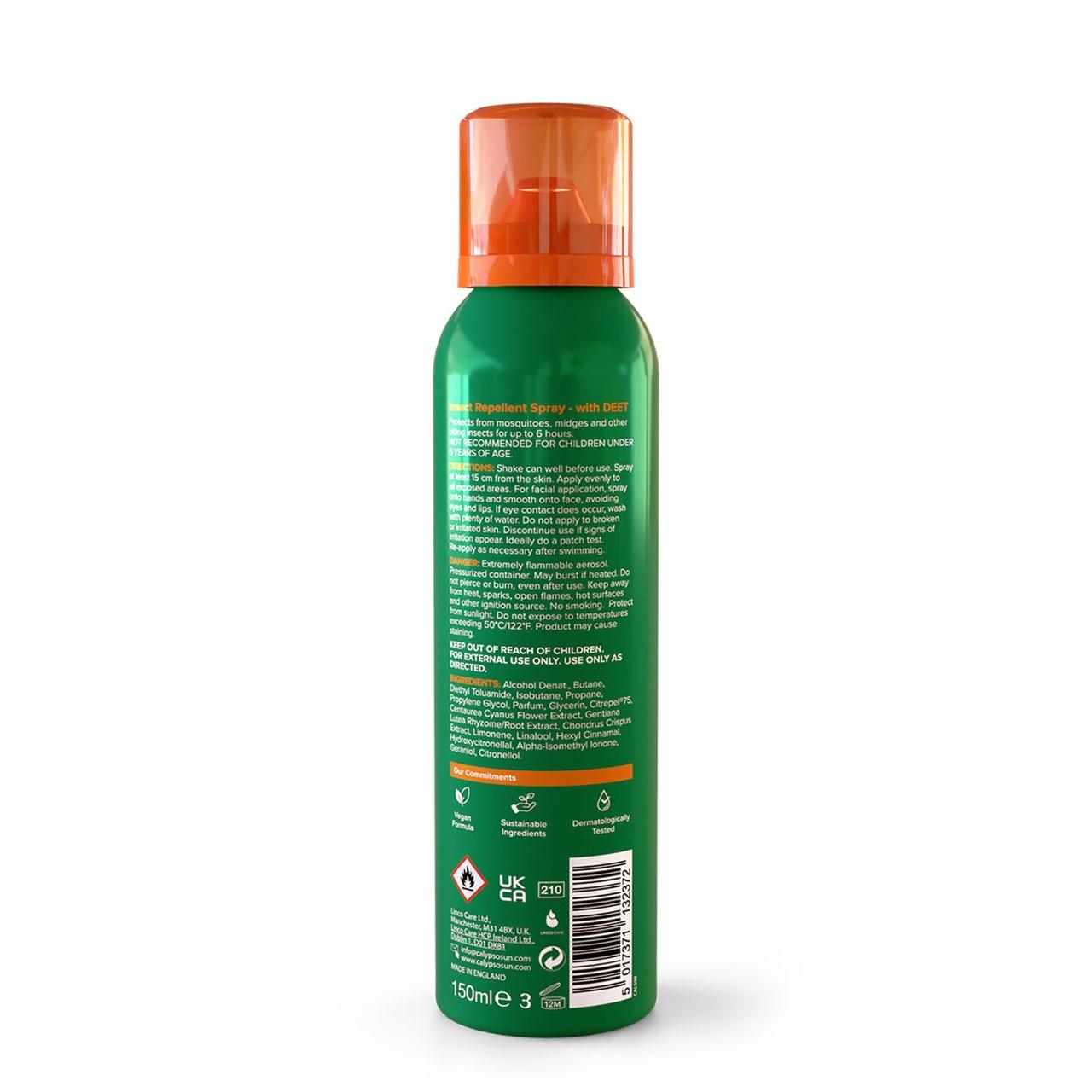 Calypso Insect Repellent Spray 150ml Image https://cdn11.bigcommerce.com/s-g585yu857h/images/stencil/1280w/products/1705/2564/Calypso-Insect-Repellent-Spray__23451__11192.1740667799.jpg1