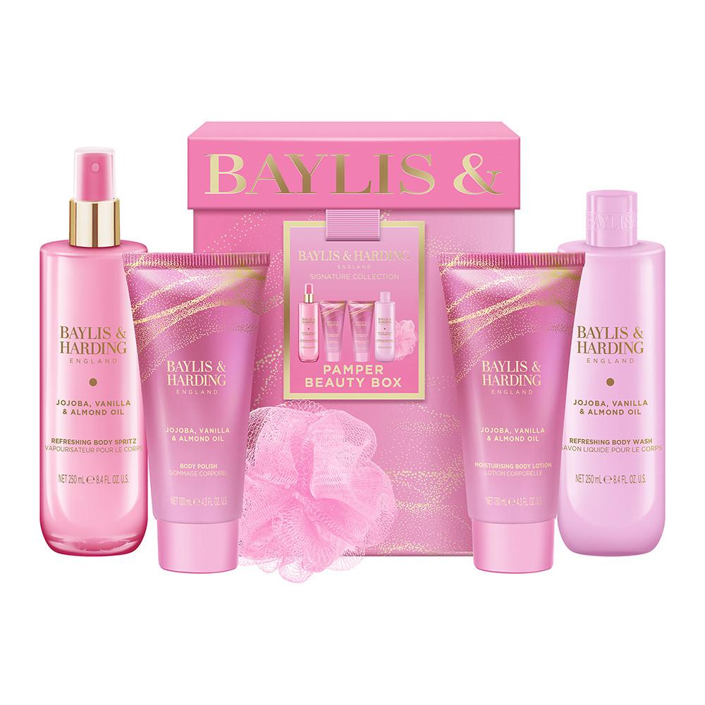 Baylis & Harding Jojoba, Vanilla & Almond Oil Luxury Pamper Beauty Box Gift Set Image 1