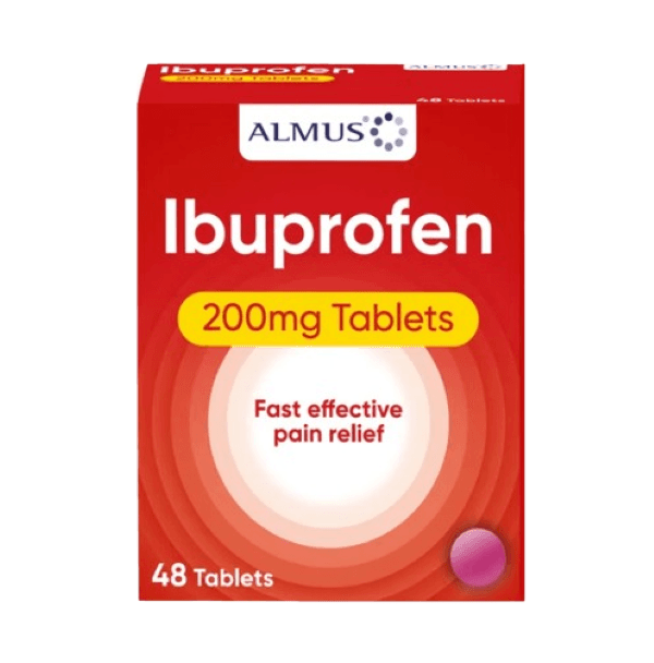 Almus Ibuprofen 200mg 48 Tablets Image 1