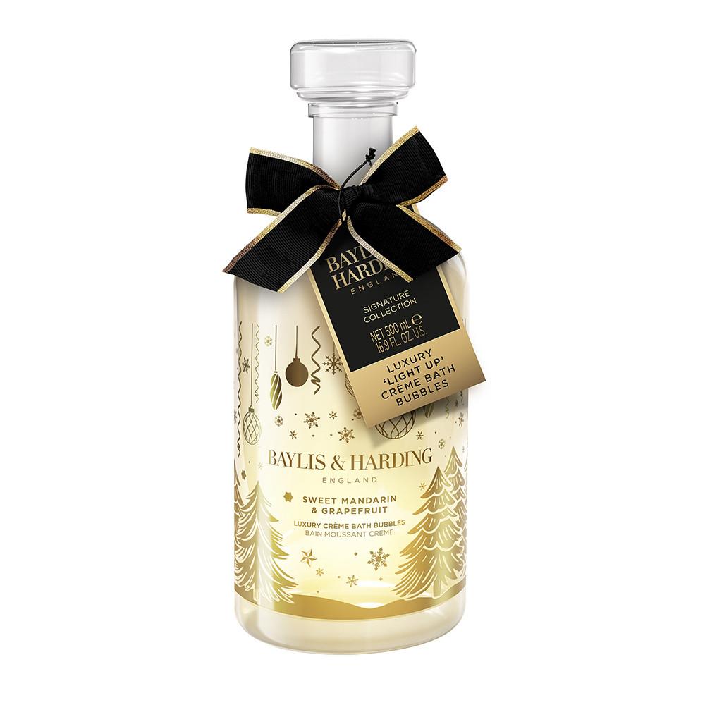 Baylis & Harding Sweet Mandarin & Grapefruit Luxury Light Up Creme Bath Bubbles Gift Image 1