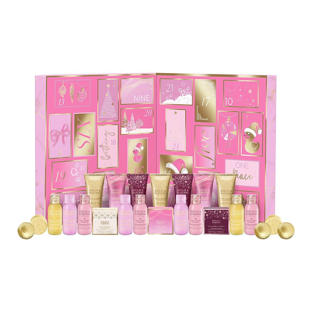 Baylis & Harding Jojoba, Vanilla & Almond Oil Ladies Luxury 24 Days of Beauty Advent Calendar Gift Set Image https://cdn11.bigcommerce.com/s-g585yu857h/images/stencil/1280w/products/17213/35756/017854125506_4__40611.1785771486.jpg1