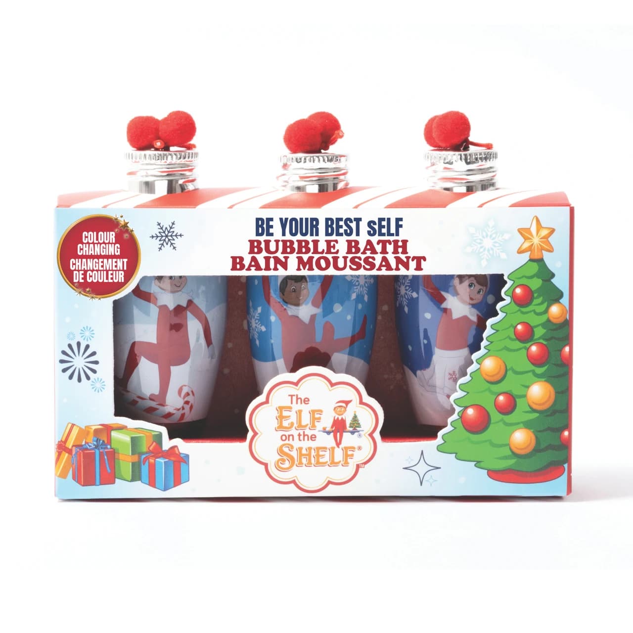 The Elf On The Shelf Colour Changing Bubble Bath Baubles Image 1