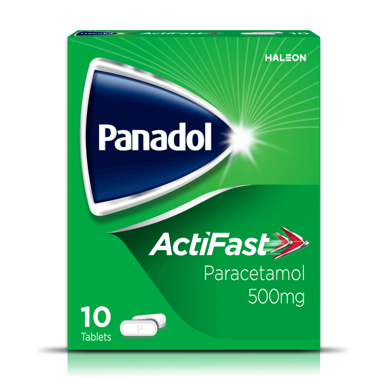 Panadol ActiFast 500mg Paracetamol 10 Tablets Image 1