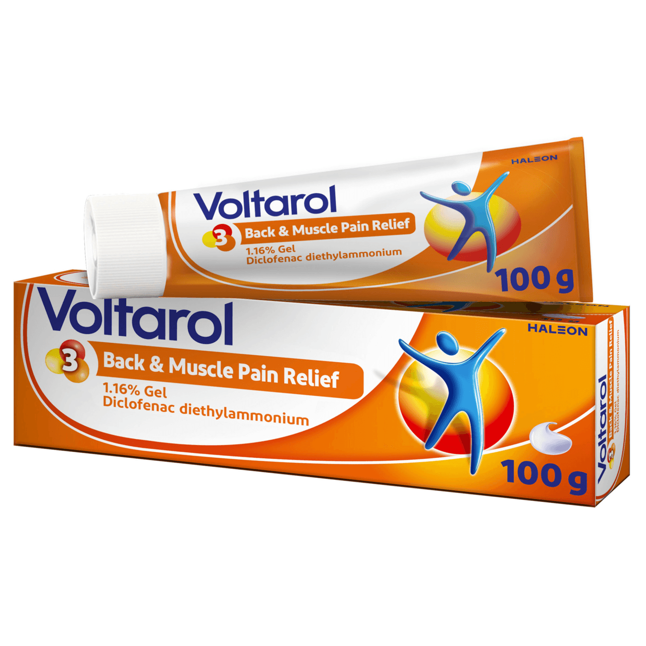 Voltarol Back & Muscle Pain Relief 1.16% Gel 100g Image 1