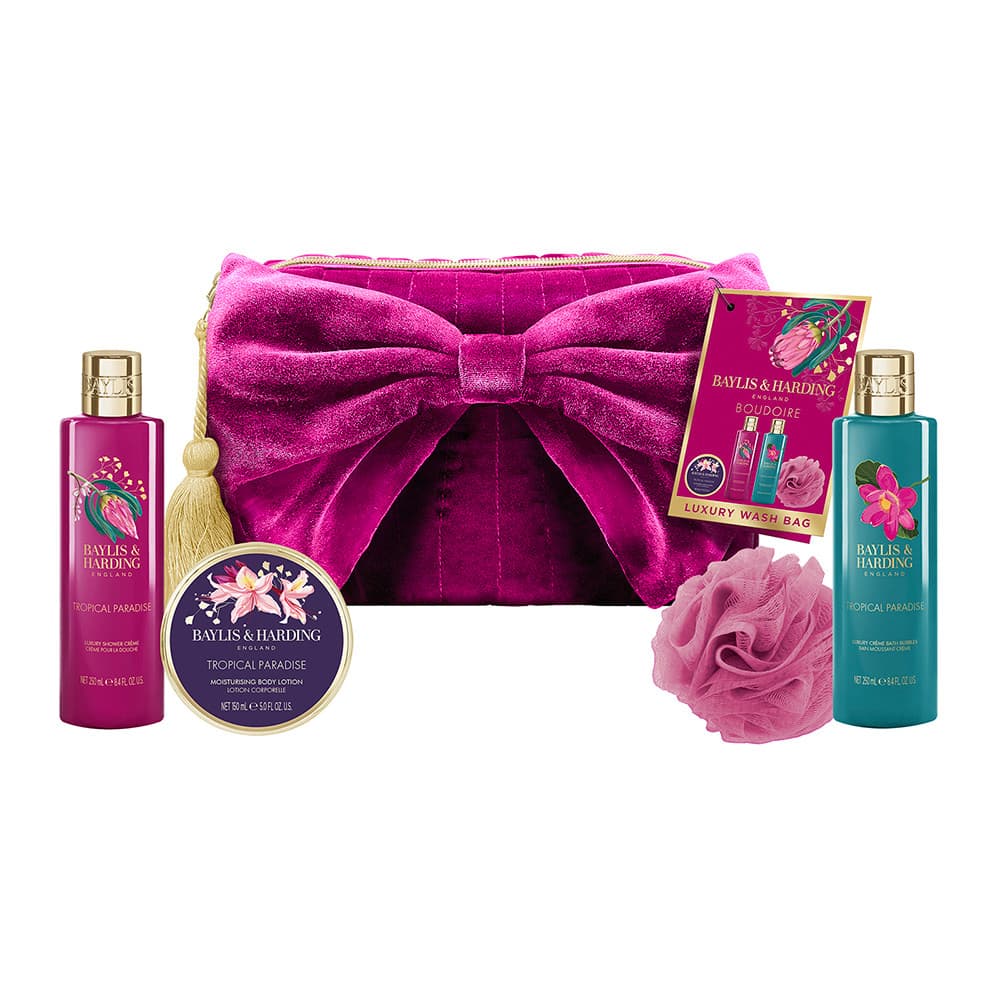 Baylis & Harding Boudoire Luxury Bow Wash Bag Gift Set Image 1