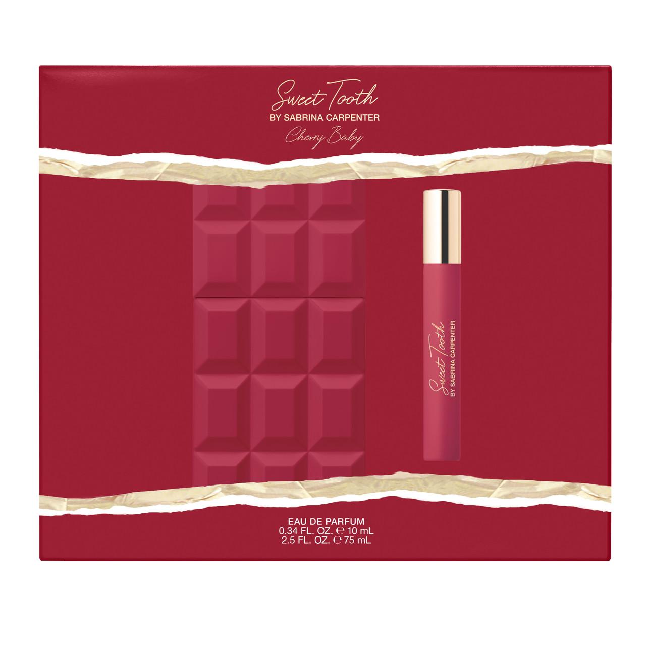 Sabrina Carpenter Cherry Baby Gift Set 75ml EDP + 10ml EDP Image https://cdn11.bigcommerce.com/s-g585yu857h/images/stencil/1280w/products/17351/38259/810192821587_2_Sabrina_Carpenter_Cherry_Baby_Gift_Set_75ml_EDP_10ml_EDP__49443.1787753064.jpg1