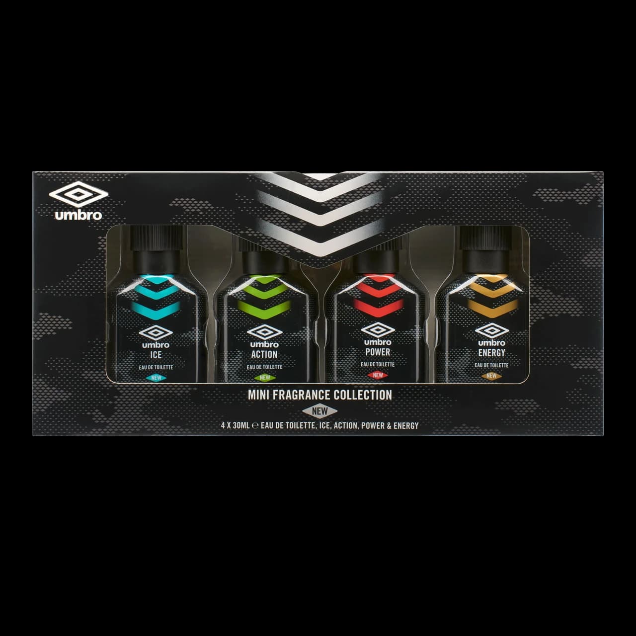 Umbro Fragrance Mini EDT Set with 30ml Power, Ice, Energy & Action Image 1