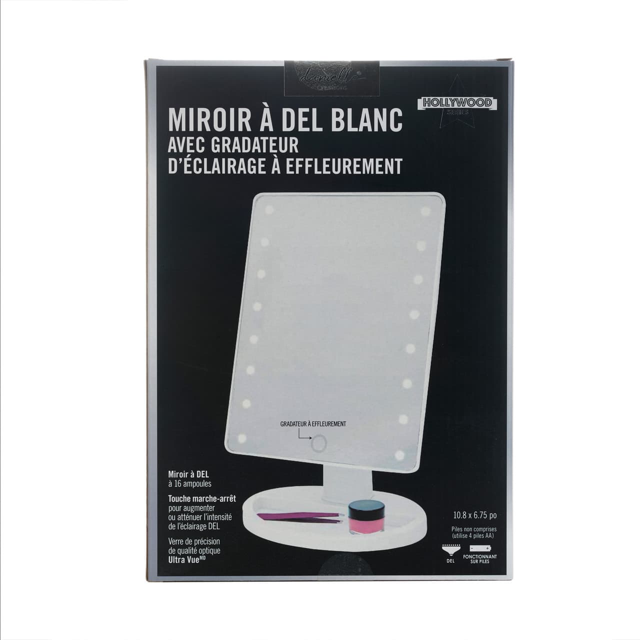 Danielle Creations Hollywood LED Mirror 1x Magnification Image https://cdn11.bigcommerce.com/s-g585yu857h/images/stencil/1280w/products/17376/36127/064323217767_2__75544.1785851948.jpg1