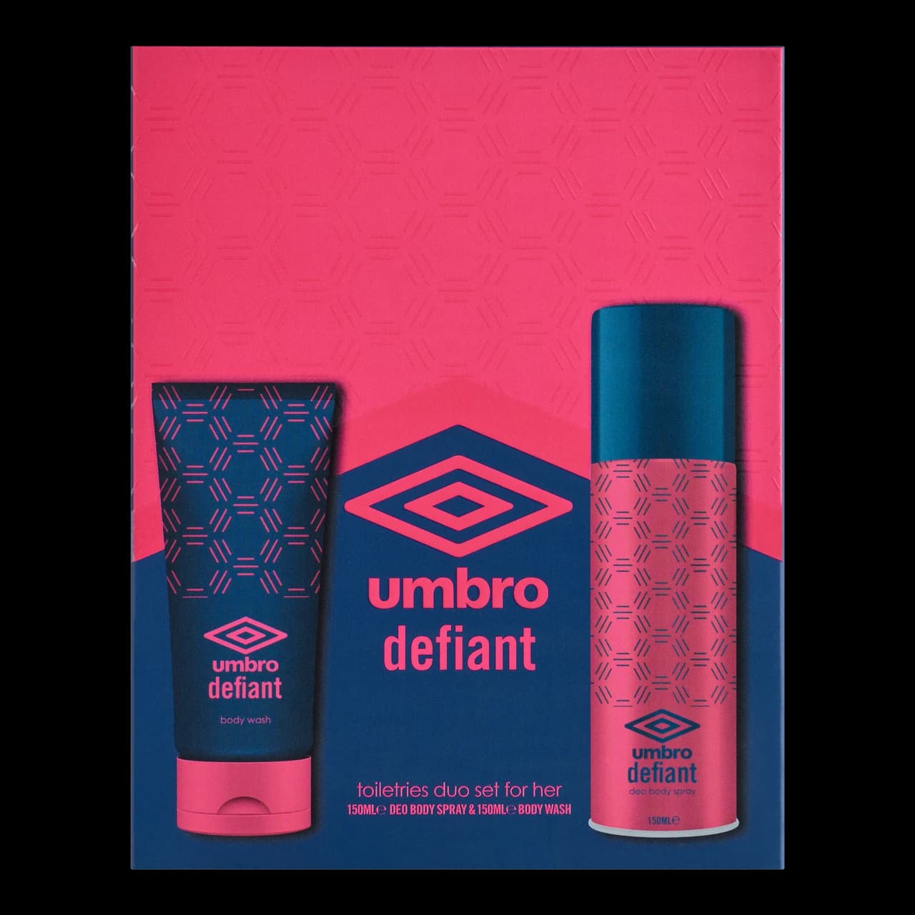 Umbro LadiesDefiant Duo Set with 150ml Body Wash & 150ml Deo Body Spray Image 1