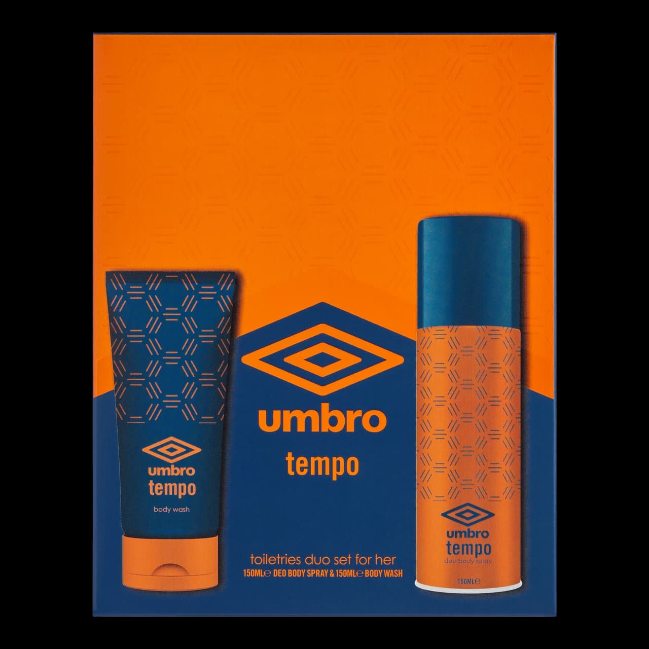 Umbro LadiesTempo Duo Set with 150ml Body Wash & 150ml Deo Body Spray Image 1