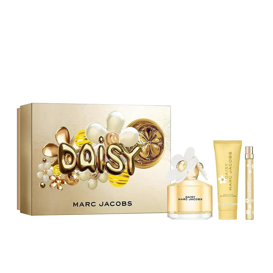 Marc Jacobs Daisy Gift Set EDT Spray 100ml + Body Lotion 75ml + EDT Spray 10ml Image 1