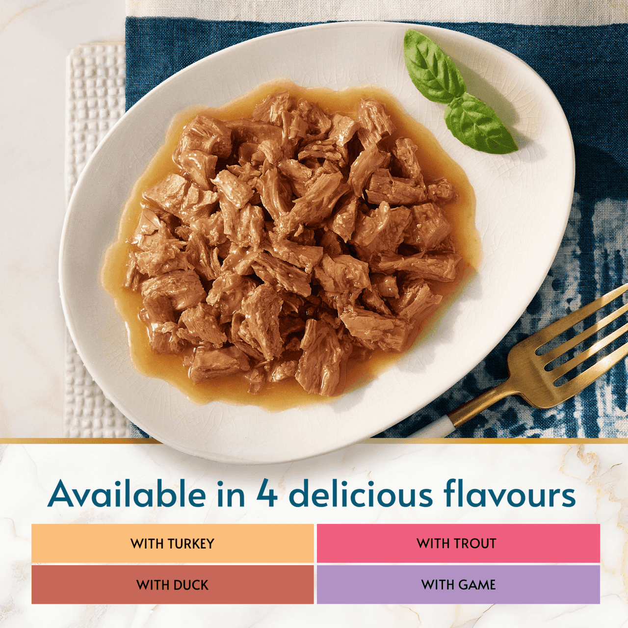 GOURMET Perle Mini Fillets in Jelly Country Medley (Turkey,Trout,Duck,Game) Wet Cat Food 96x85g Image https://cdn11.bigcommerce.com/s-g585yu857h/images/stencil/1280w/products/17477/36636/7613036852470_T61__07116.1786021770.png1