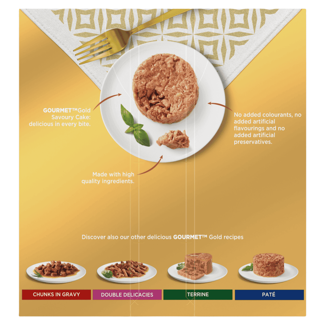 GOURMET Gold Savoury Cake Meat and Fish Variety Wet Cat Food 8x85g Image https://cdn11.bigcommerce.com/s-g585yu857h/images/stencil/1280w/products/17480/36597/7613036958202_T20__80571.1786017299.png1