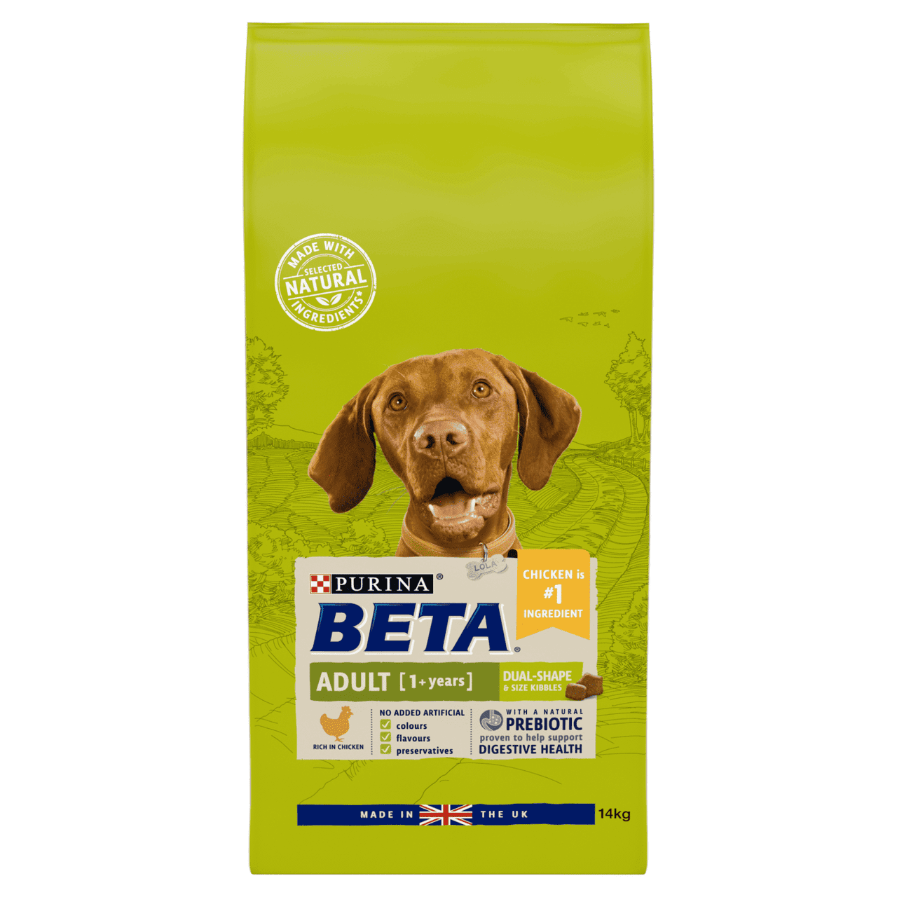 Purina BETA Adult Chicken Dry Dog Food 14kg Image 1