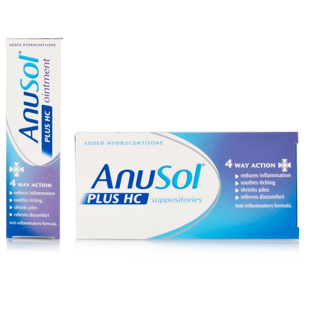 Anusol Plus HC Ointment + Anusol Plus HC Suppositories Image 1