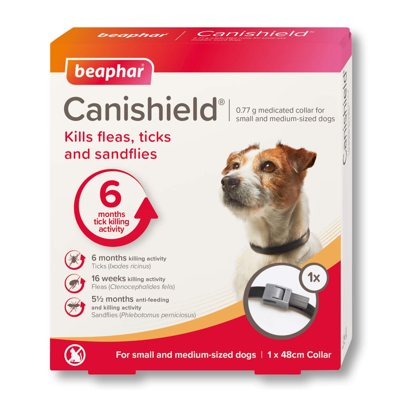 Beaphar Canishield® Collar for Small/Medium Dogs 48cm Image 1