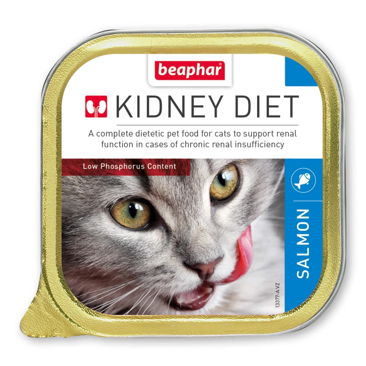 Beaphar Kidney Diet Salmon Wet Cat Food 100g Image 1