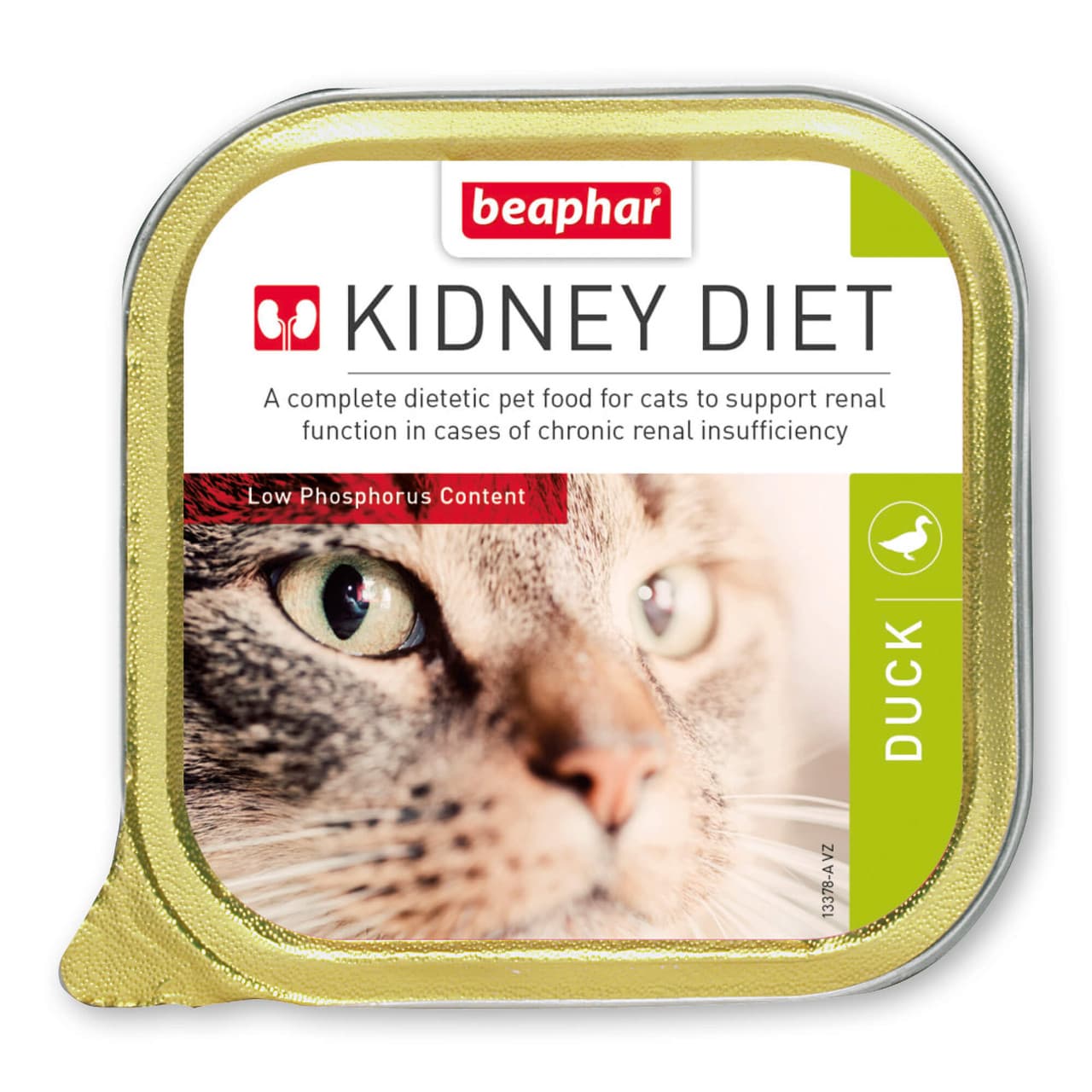 Beaphar Kidney Diet Duck Wet Cat Food 100g Image 1