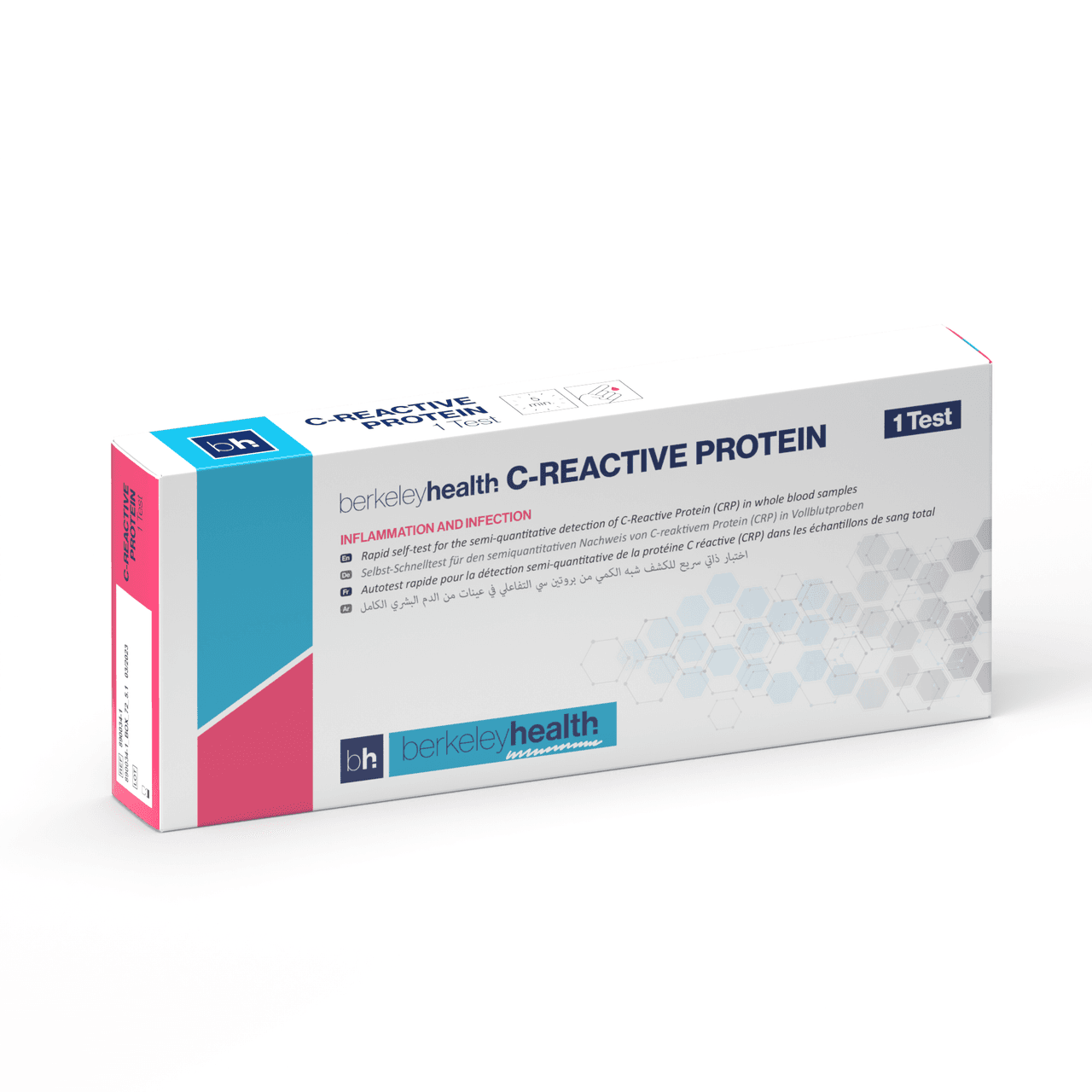 Berkeley Health C-Reactive Protein Rapid Self-Test Kit Image 1