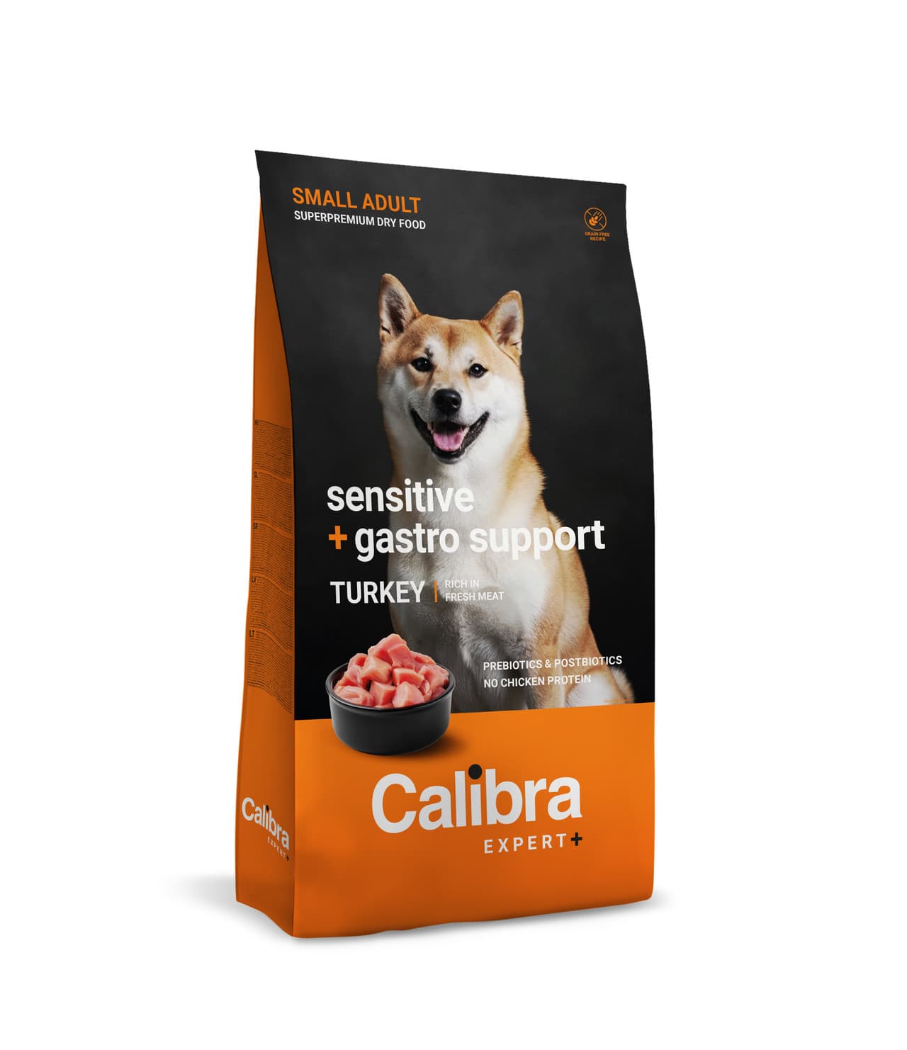 Calibra Dog EXPERT+ Small Breed Sensitive & Gastro Support Dry Dog Food Image 1