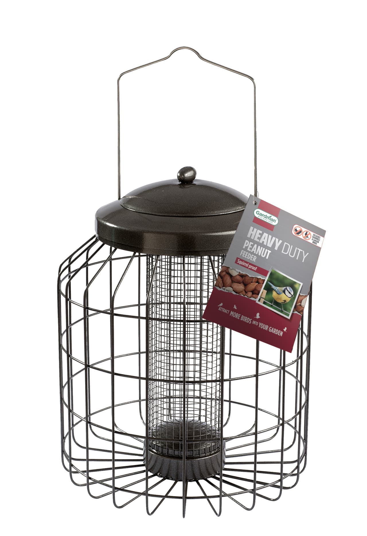 Gardman Heavy Duty Squirrel Proof Peanut Feeder Image 1