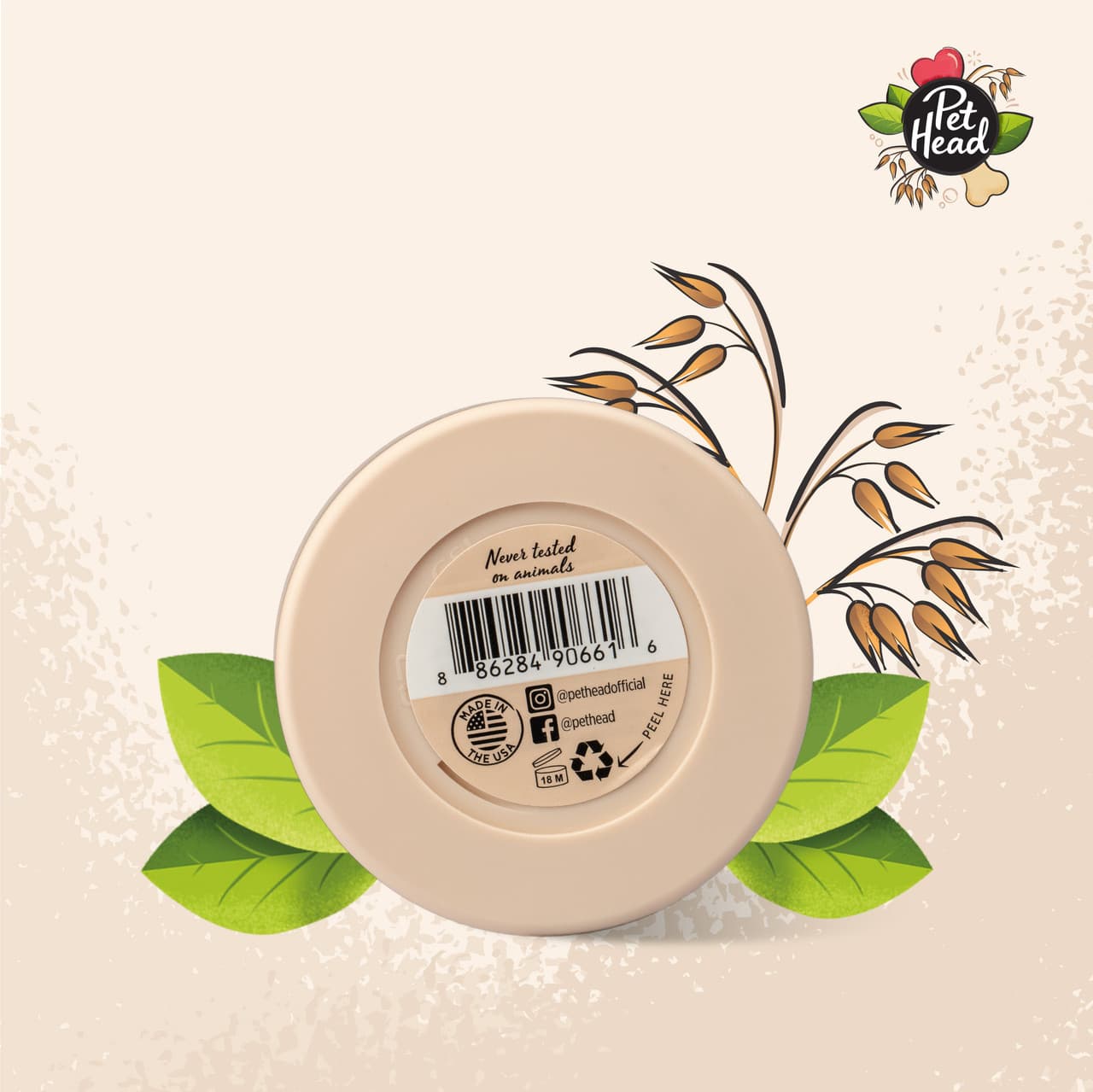 Pet Head On All Paws Oatmeal Dog Paw Butter 40g Image https://cdn11.bigcommerce.com/s-g585yu857h/images/stencil/1280w/products/18101/42323/Pet_Head-Grooming-Paw-Butter-Oatmeal_2__03492.1793200680.jpg1