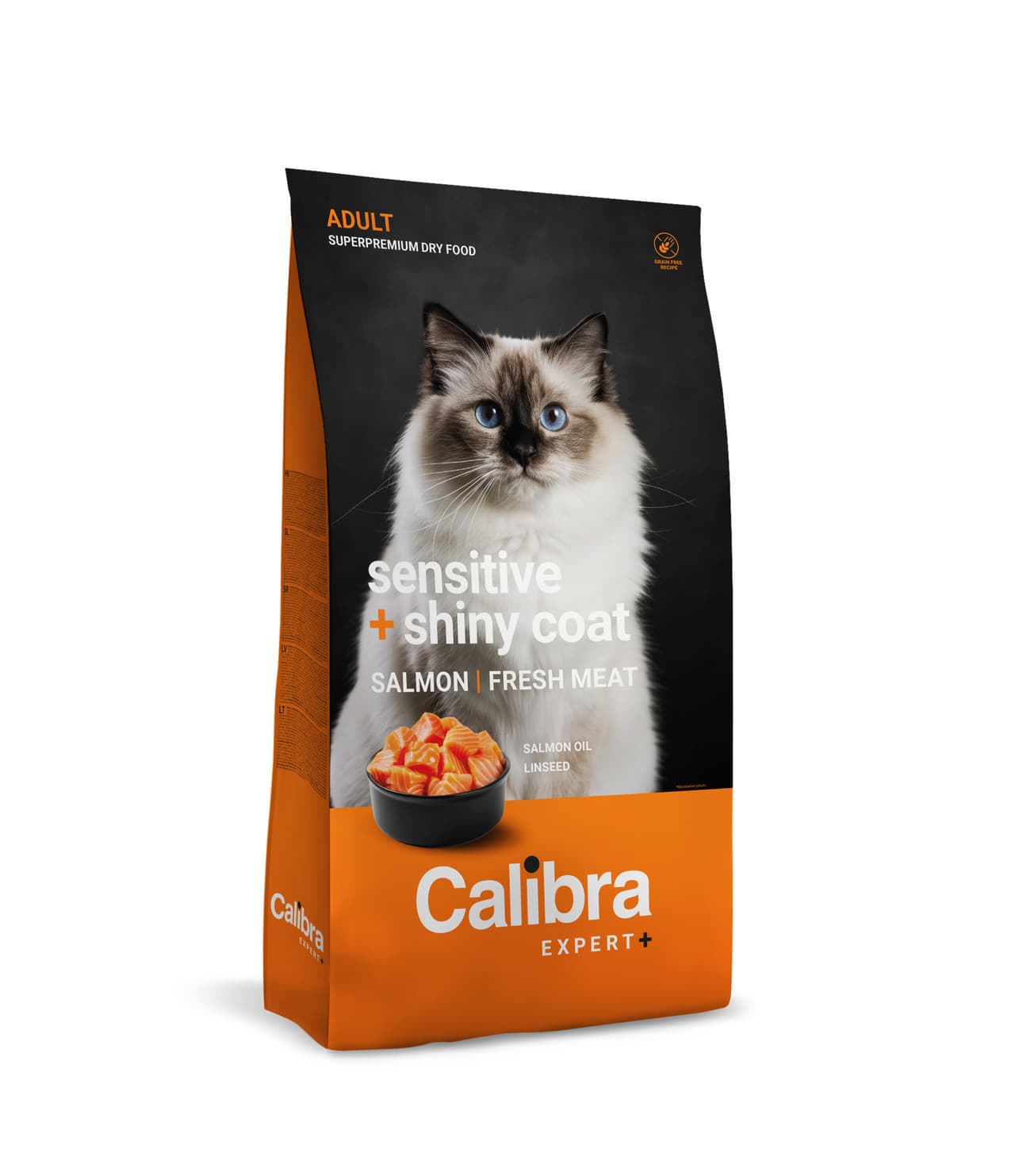 Calibra Cat EXPERT+ Sensitive & Shiny Coat Dry Cat Food Image 1