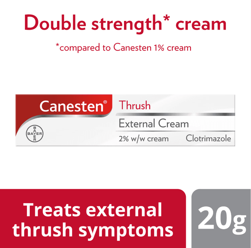 Canesten Thrush Cream Clotrimazole 2% 20g Image https://cdn11.bigcommerce.com/s-g585yu857h/images/stencil/1280w/products/1815/34854/Screenshot_2026-07-21_100724__07151.1784625439.png1