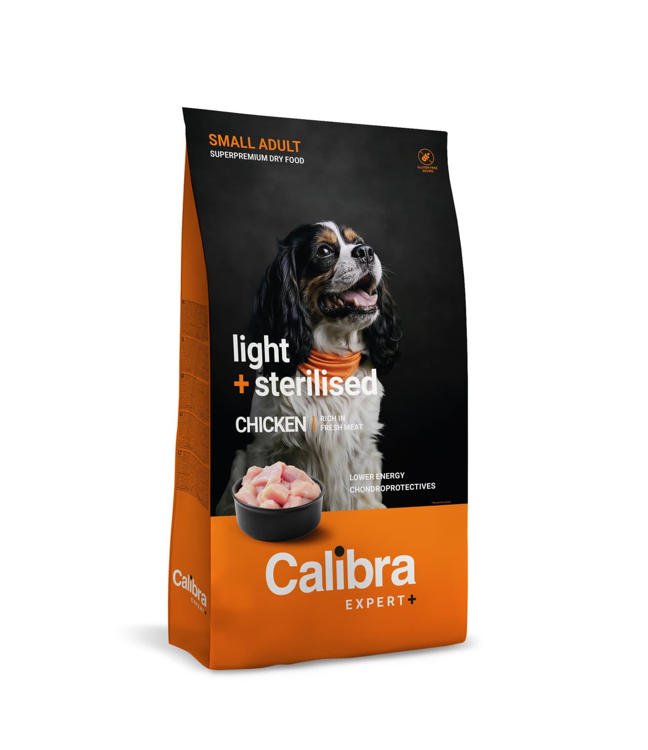 Calibra Dog EXPERT+ Small Breed Light & Sterilised Dry Dog Food Image 1