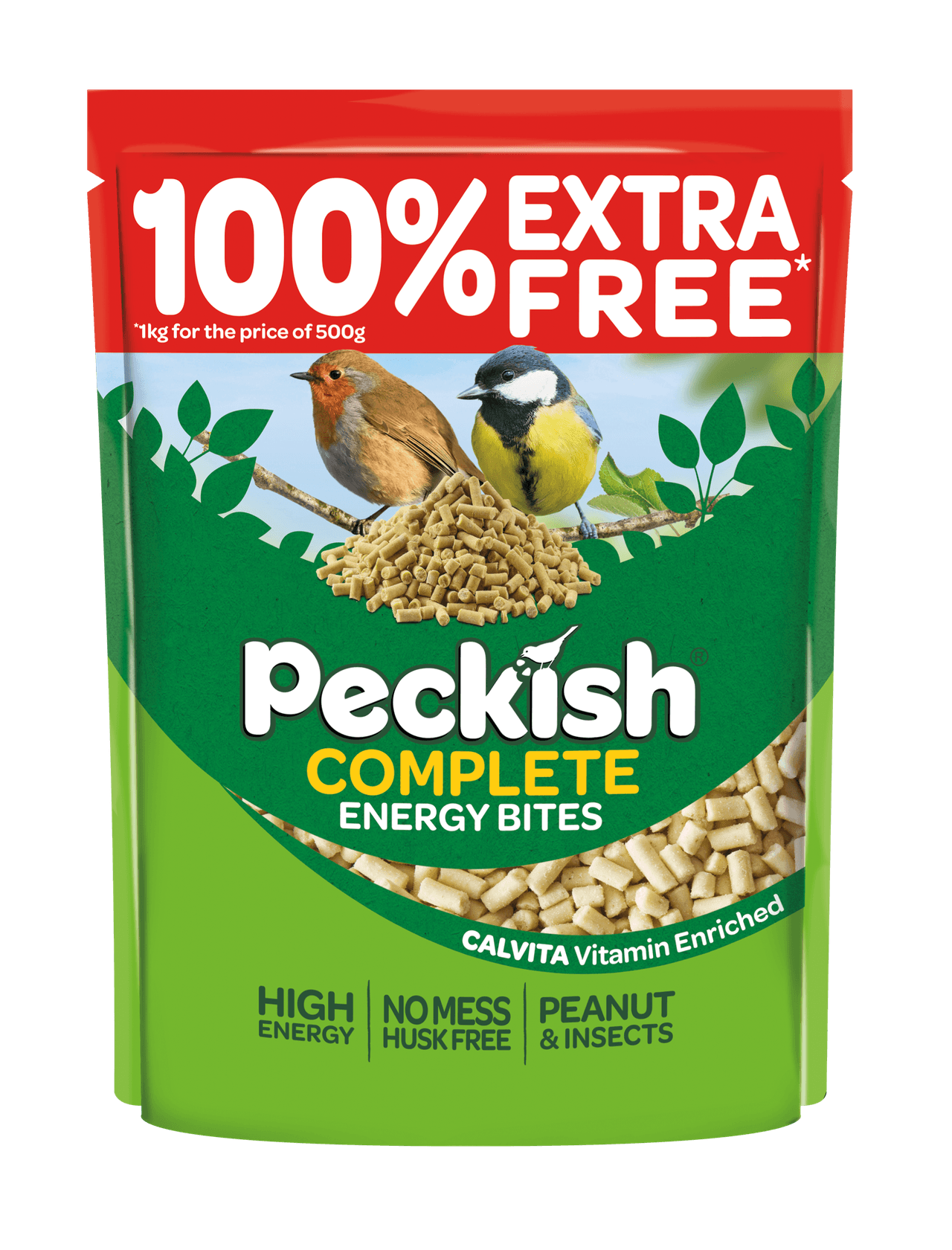 Peckish Complete Energy Bites 500g + 100% XF Image 1