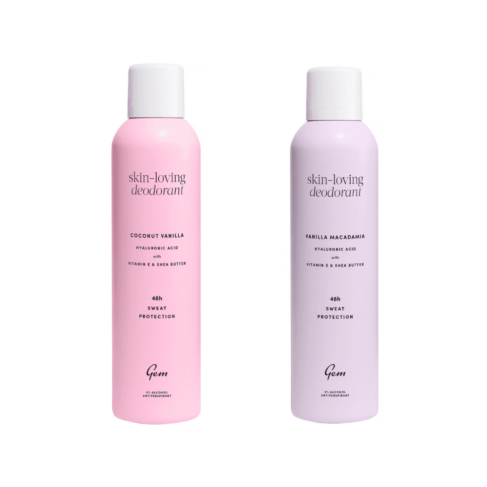 Gem Skin-Loving Deodorant Coconut & Deodorant Vanilla Macadamia 200ml x2 Image 1