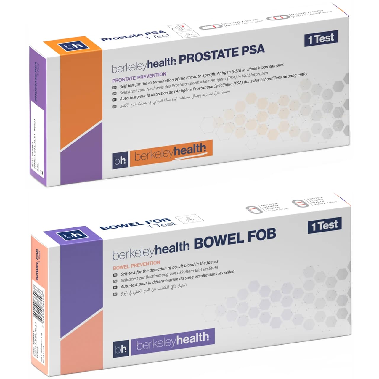 Berkeley Health Prostate PSA & Fecal Occult Blood Rapid Self-Test Kit Image 1