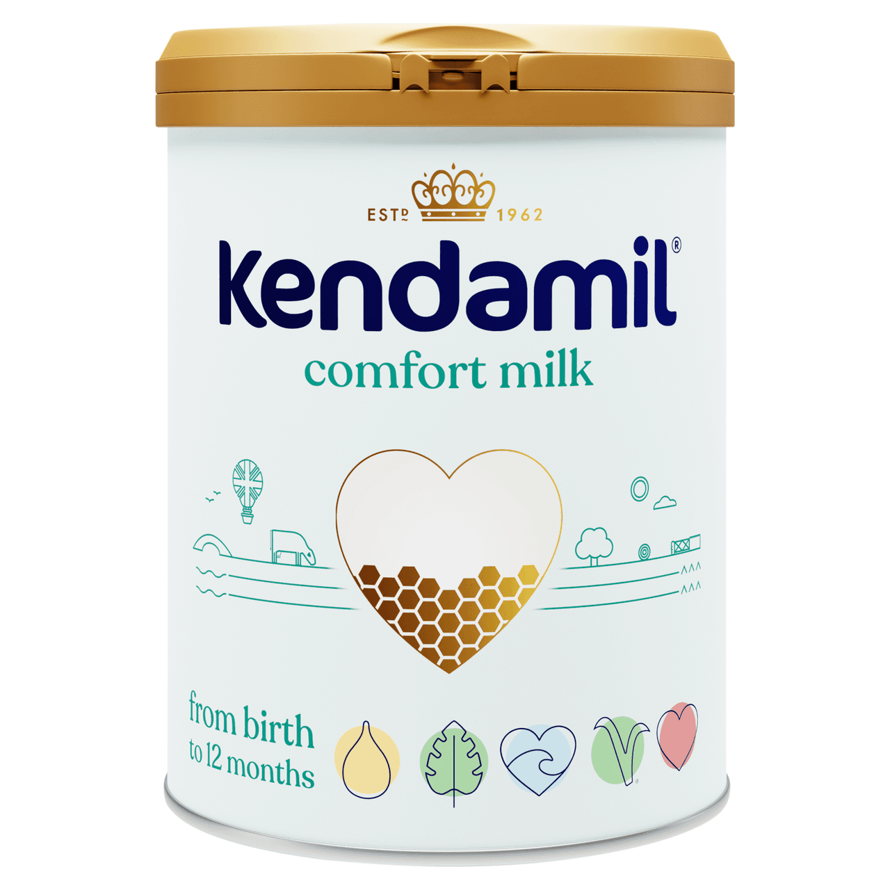 Kendamil Comfort Milk 800g Image https://cdn11.bigcommerce.com/s-g585yu857h/images/stencil/1280w/products/2004/19798/5056000505422_T1__59704.1759773805.png1