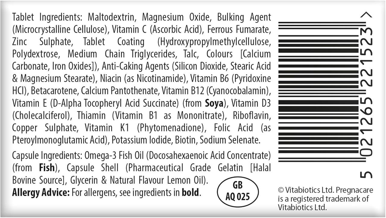 Vitabiotics Pregnacare Plus Omega 3 28 Tablets + 28 Capsules Image https://cdn11.bigcommerce.com/s-g585yu857h/images/stencil/1280w/products/2033/37652/71d0w65UHWL._AC_SL1500___77323.1787305890.jpg1