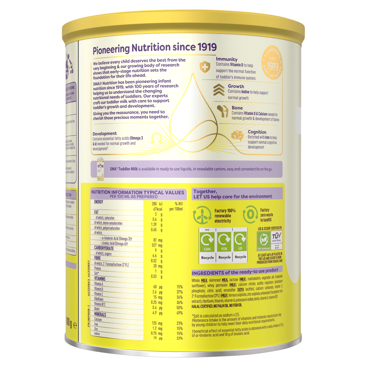 SMA PRO Follow-On Milk 6 Month+ 800g Image https://cdn11.bigcommerce.com/s-g585yu857h/images/stencil/1280w/products/2045/3188/SMA-Follow-On-Milk-6-Month-__97966__99672.1781189188.png1