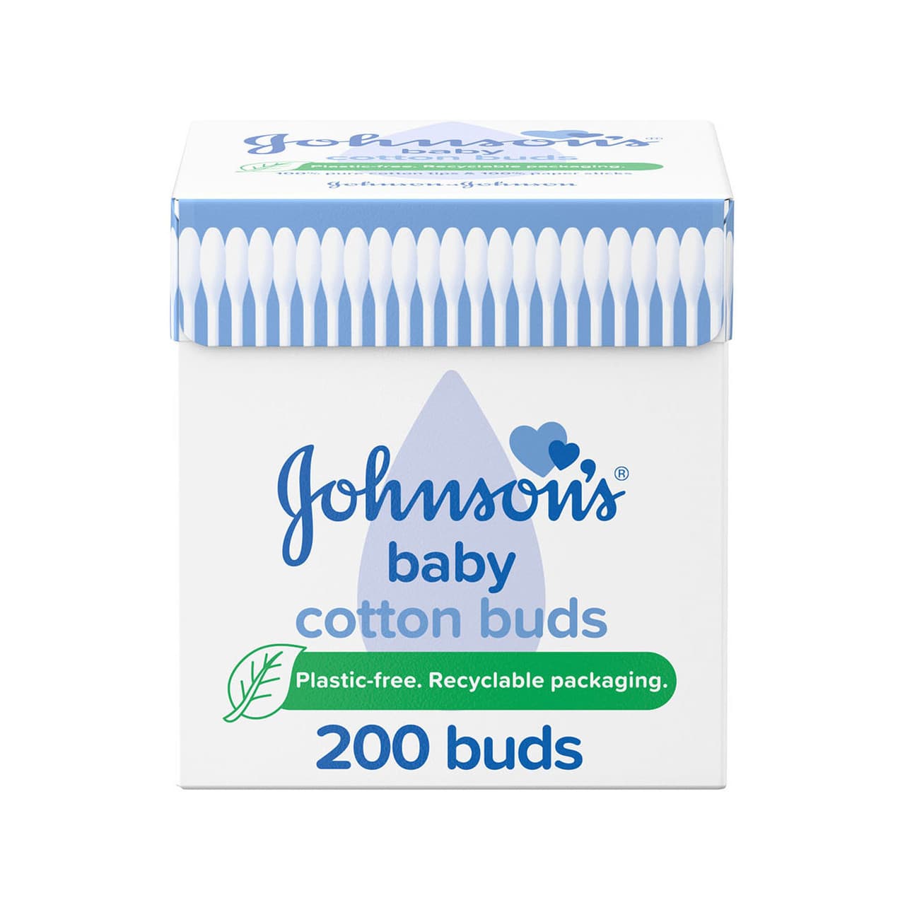Johnson's Baby Cotton Buds 200 Buds Image 1