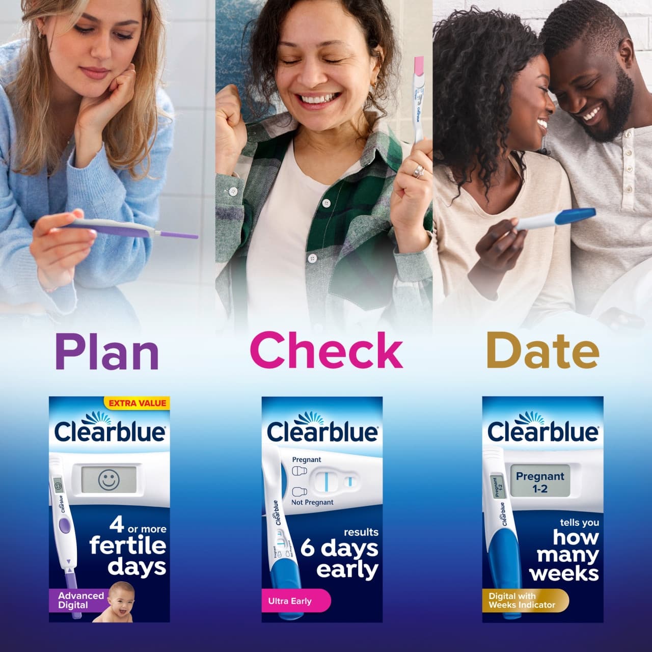 Clearblue Pregnancy Test Ultra Early Detection Results 6 Days Early 2 Tests Image https://cdn11.bigcommerce.com/s-g585yu857h/images/stencil/1280w/products/2107/40345/8001090036629_T65__67980.1790239428.jpg1