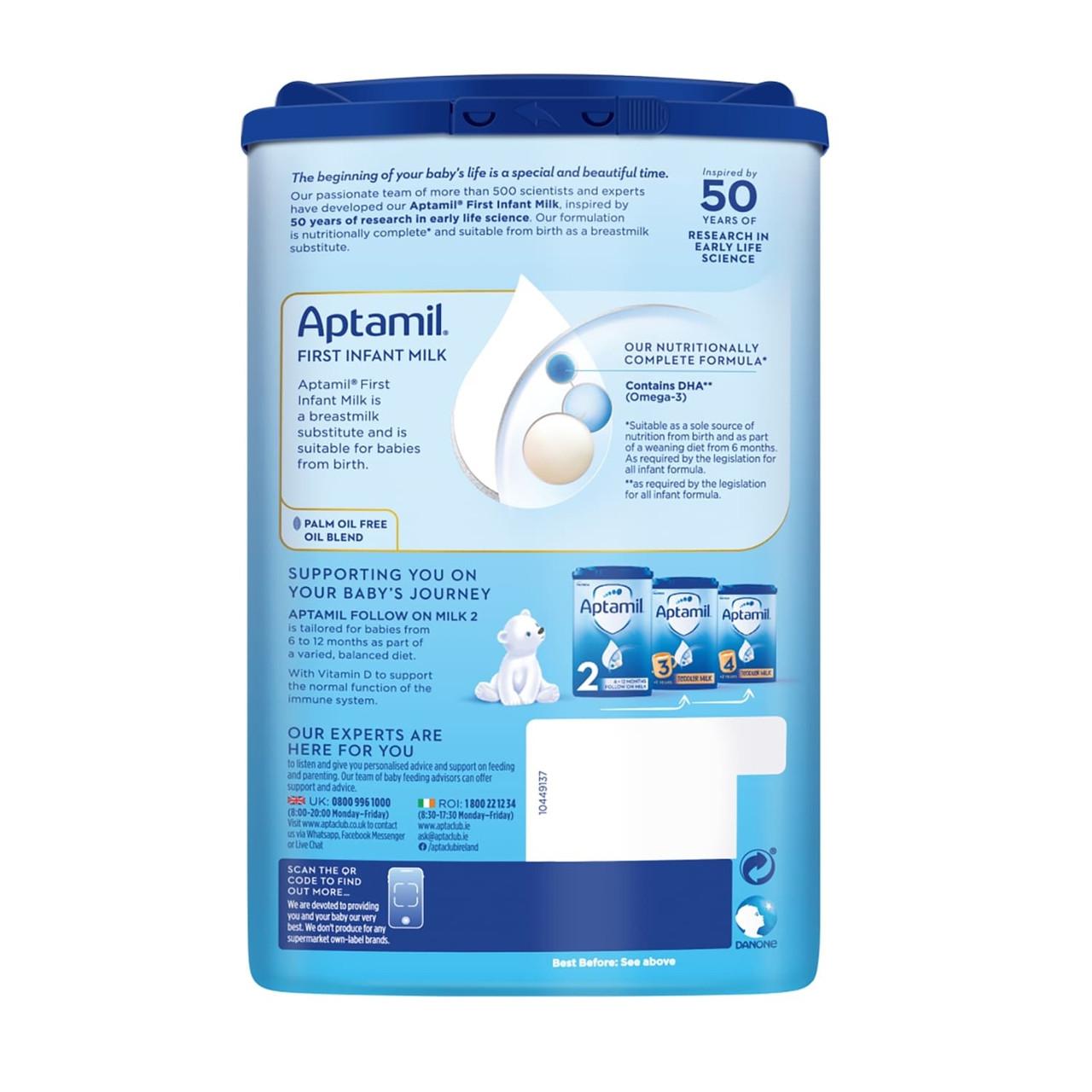 Aptamil 1 First Infant Milk from Birth 800g Image https://cdn11.bigcommerce.com/s-g585yu857h/images/stencil/1280w/products/2157/3439/Aptamil-1-First-Baby-Milk-Formula-From-Birth__90034__89843.1781189246.jpg1